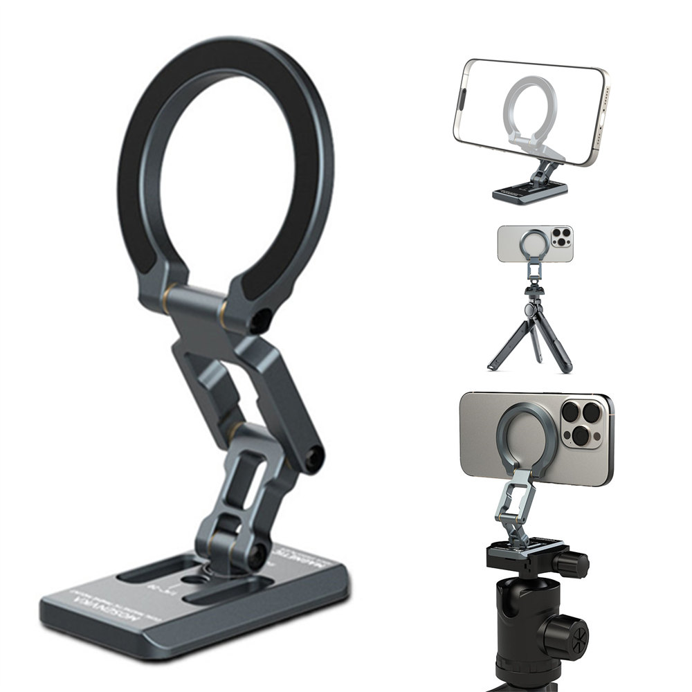 Phone Holder Airplane - Dual Magnetic Phone Holder Foldable Tripod