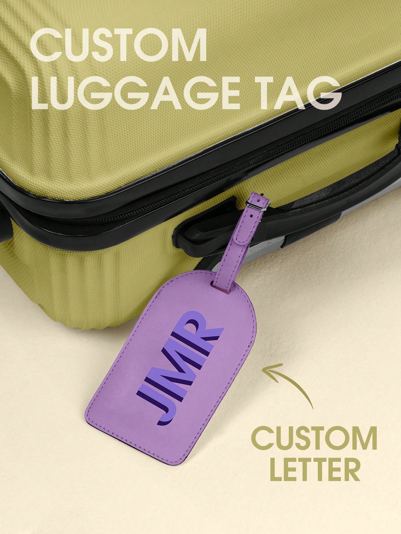 Personalized Initial Luggage T - đánh giá và giá Luggage Tag Leather