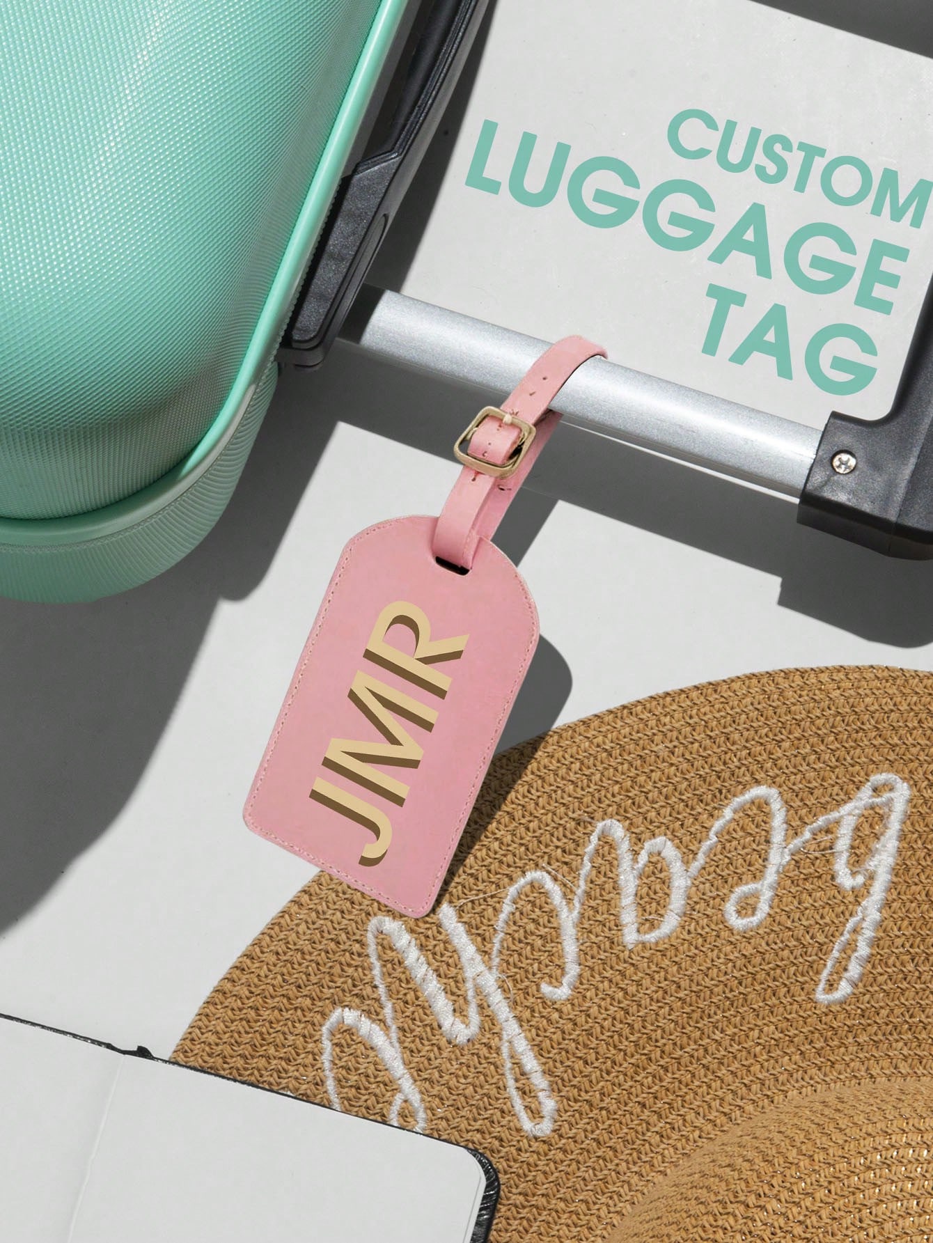 Personalized Initial Luggage T - đánh giá và giá Luggage Tag Leather