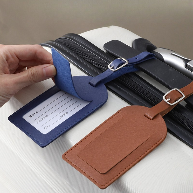 Women Men Luggage Tags PU Leat - đánh giá và giá Luggage Tag Leather