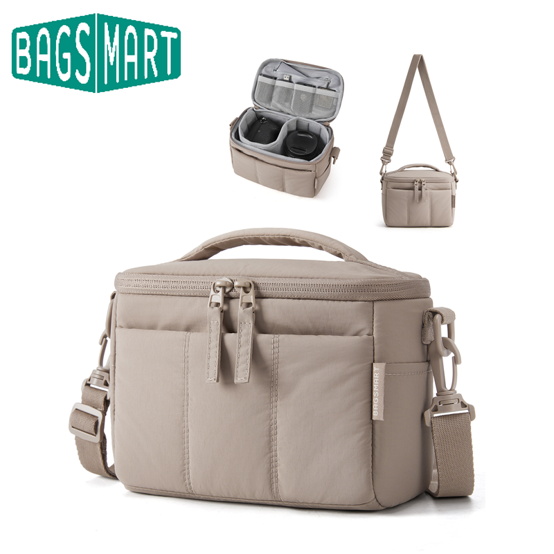 BAGSMART Padded Camera Shoulde - đánh giá và giá Camera Bag Travel