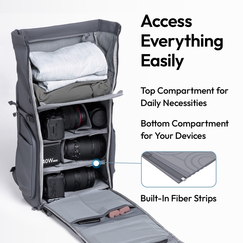 Ulanzi BP04 Hard Shell Camera  - đánh giá và giá Camera Bag Travel