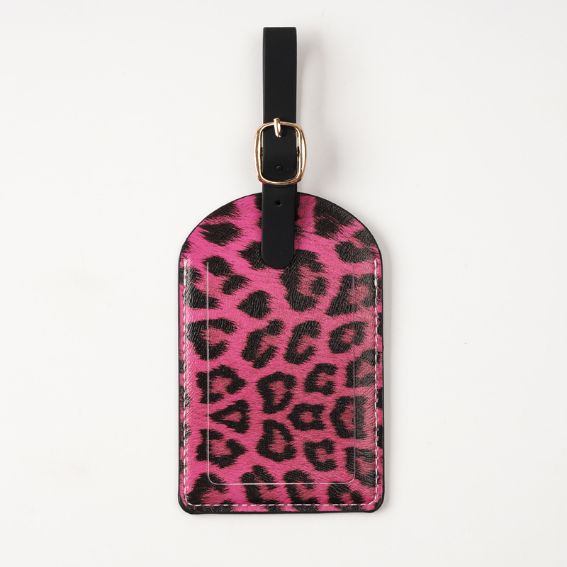 Women Men Fashion Leopard Prin - đánh giá và giá Luggage Tag Leather
