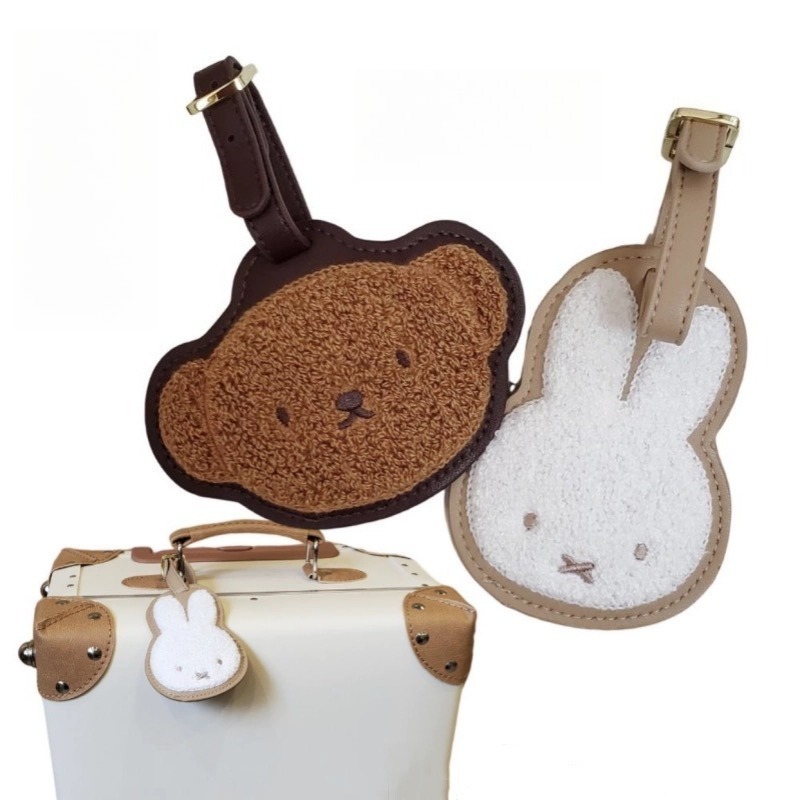 Hot Cartoon Miffy Series Leath - đánh giá và giá Luggage Tag Leather