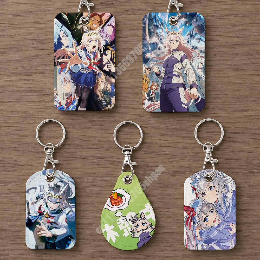 Oguri Cap UmaMusume Cinderella - đánh giá và giá Luggage Tag Leather