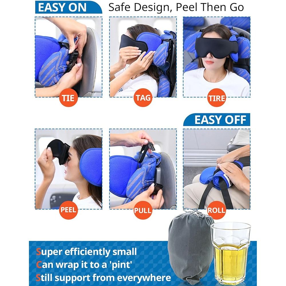 New 3D Contoured Travel Pillow - đánh giá và giá Travel Accessories For Road Trip