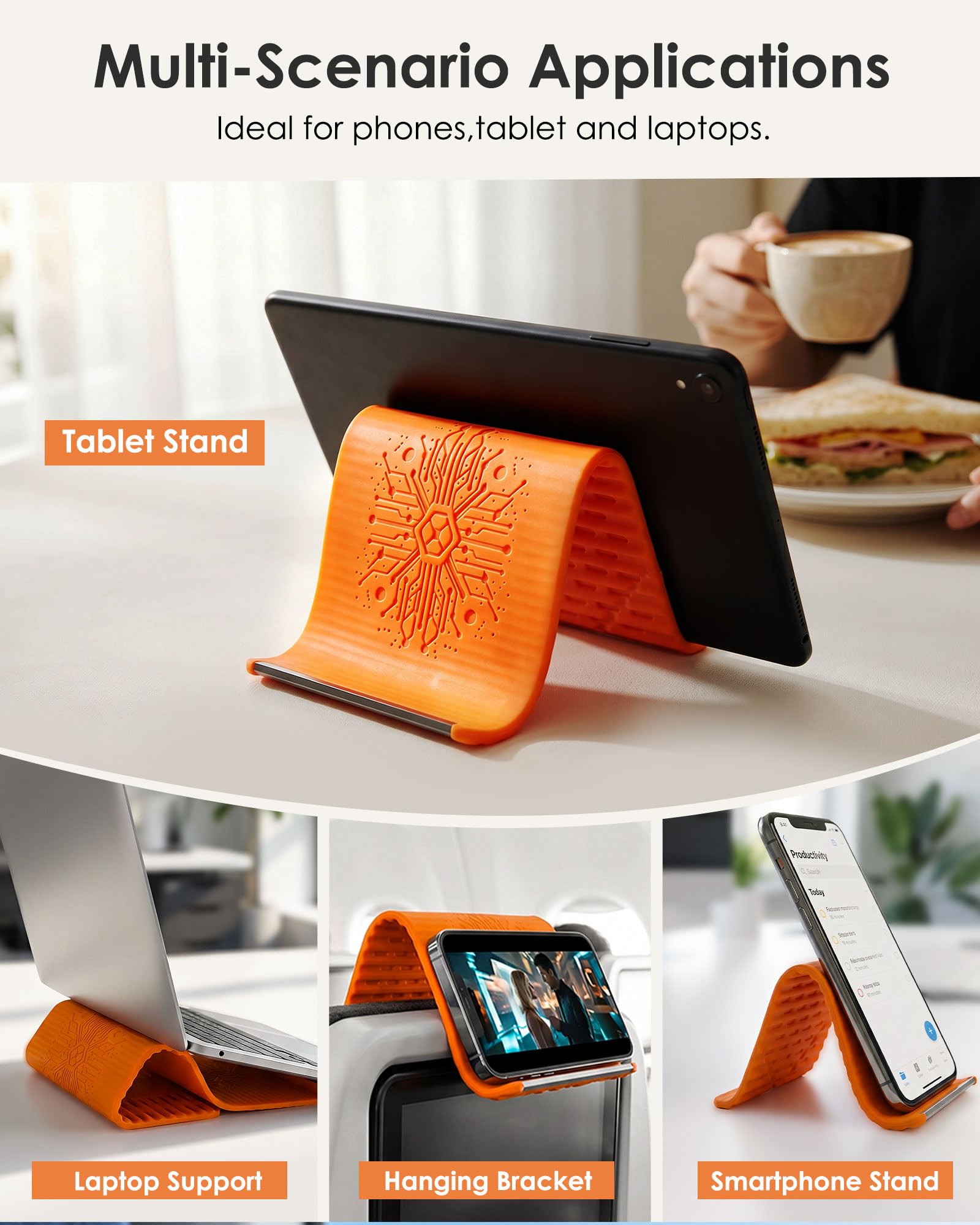 Flexible Silicone Phone Holder - đánh giá và giá Phone Holder Airplane