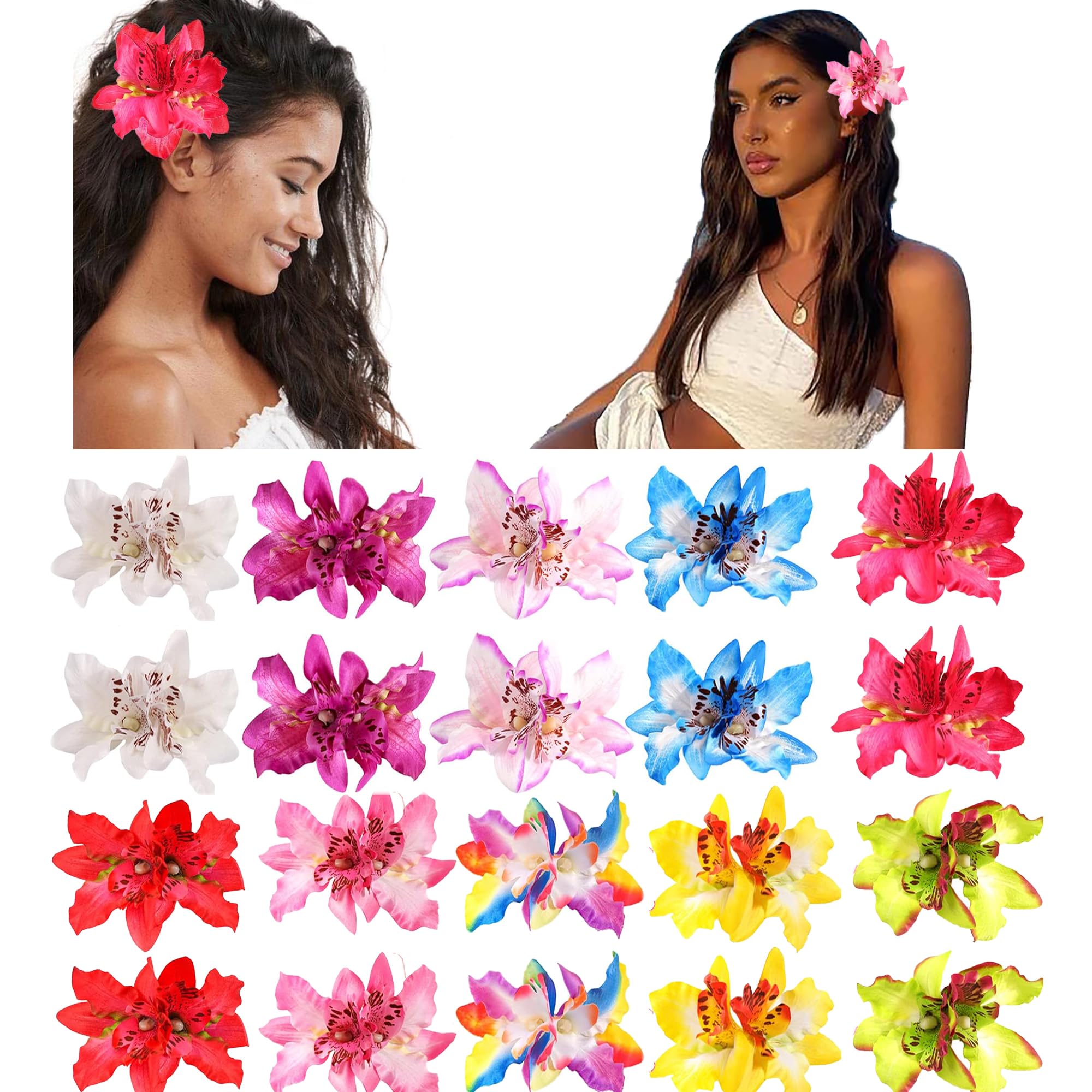 2Pcs Hawaii Orchid Flowers Hai - đánh giá và giá Travel Accessories Hawaii