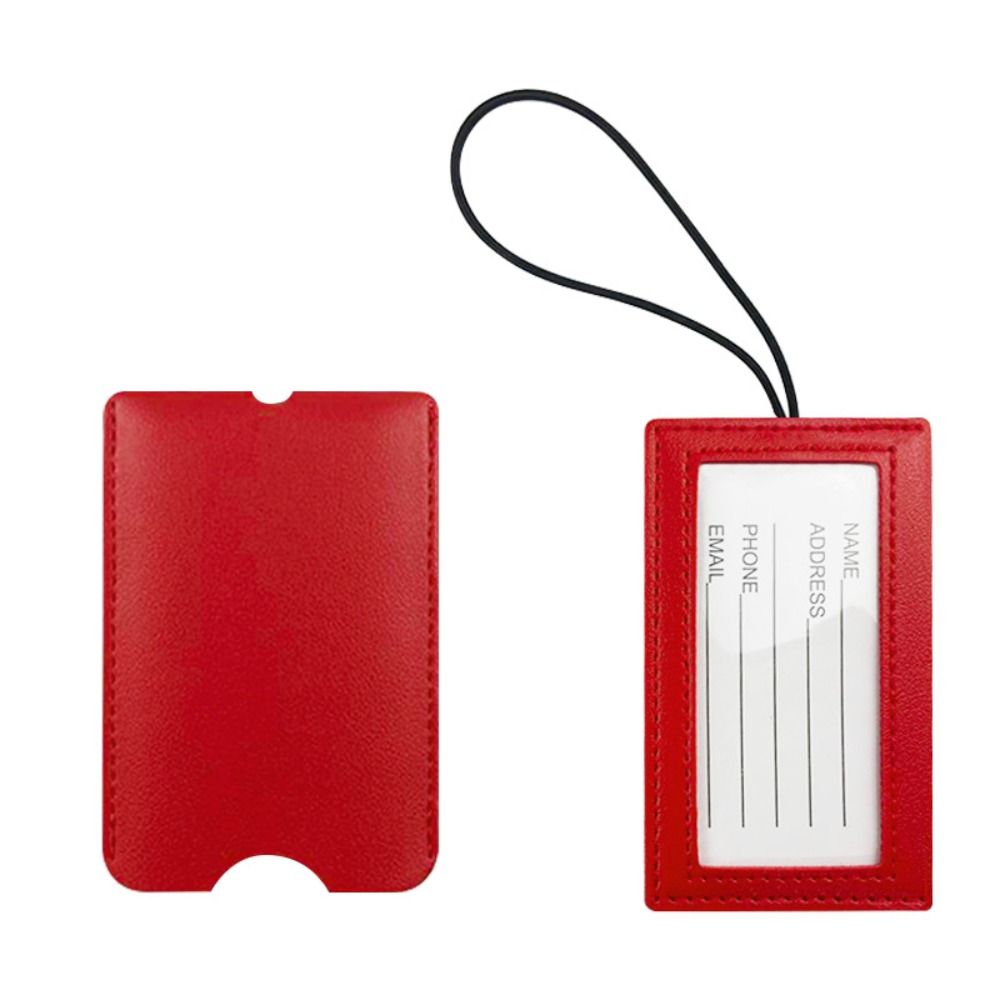 PU Leather Pull out Luggage Ta - đánh giá và giá Luggage Tag Leather