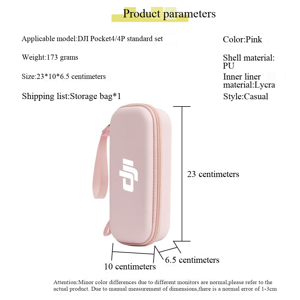 Storage Bag For DJI Pocket 4 P - đánh giá và giá Camera Bag Travel