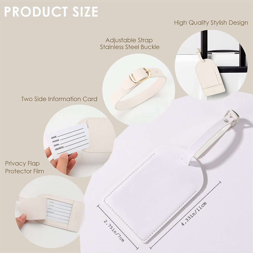 Personalised Pu Leather Luggag - đánh giá và giá Luggage Tag Leather