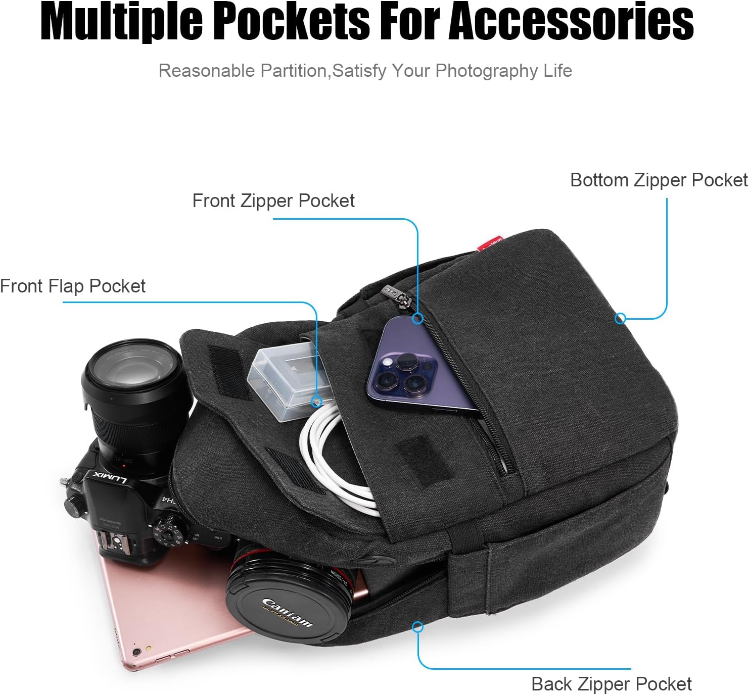 Compact camera case, waterproo - đánh giá và giá Camera Bag Travel