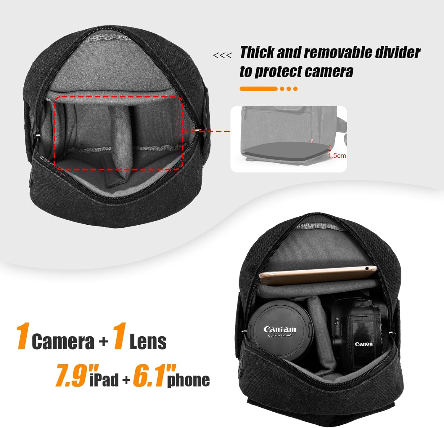 Compact camera case, waterproo - đánh giá và giá Camera Bag Travel