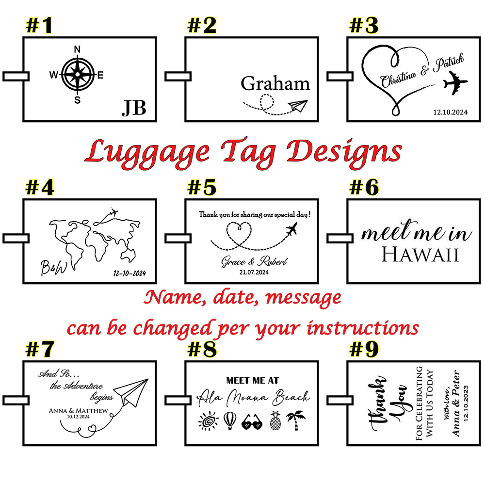 Personalized Pu Leather Luggag - đánh giá và giá Luggage Tag Leather