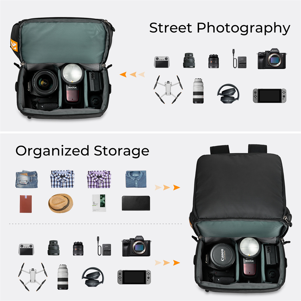 K&F CONCEPT 22L Camera Backpac - đánh giá và giá Camera Bag Travel