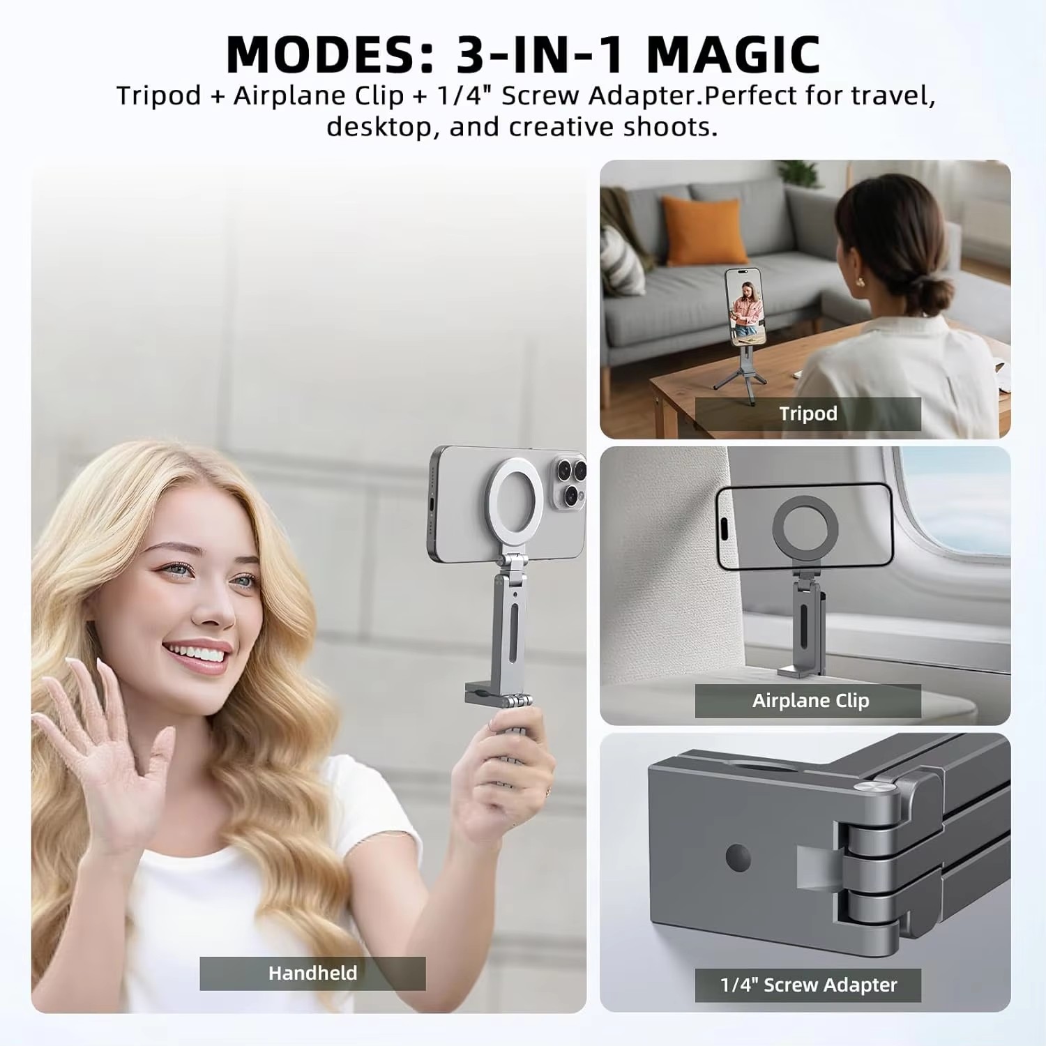 Universal Magnetic Phone Holde - đánh giá và giá Phone Holder Airplane