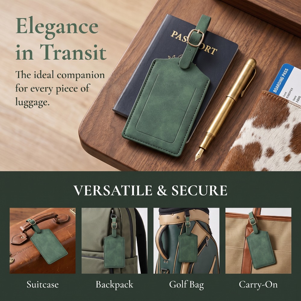 Pomelo Best 3/5/8 Pack Pomelo  - đánh giá và giá Luggage Tag Leather