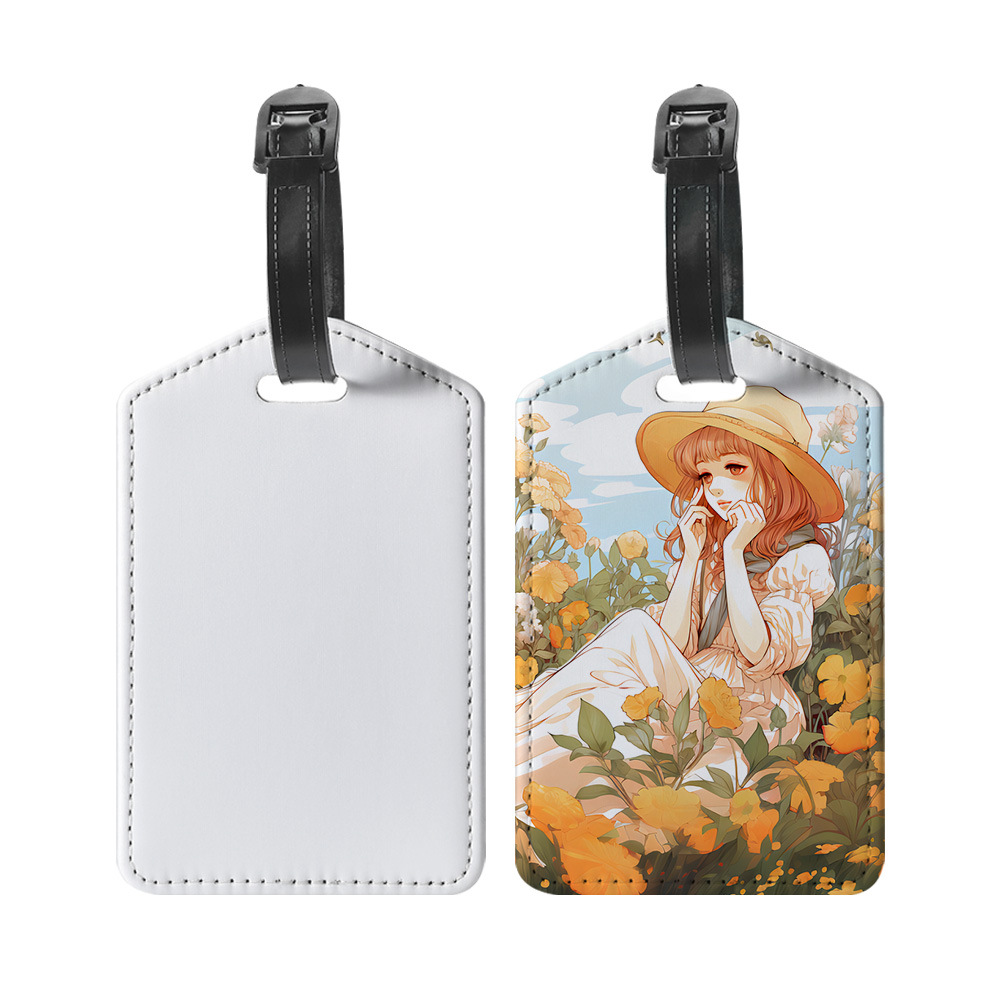 Customized Picture PU Leather  - đánh giá và giá Luggage Tag Leather