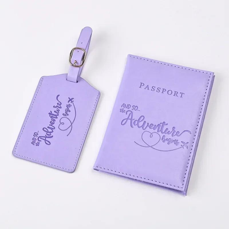 New Purple PU Leather Passport - đánh giá và giá Travel Accessories Passport Holder