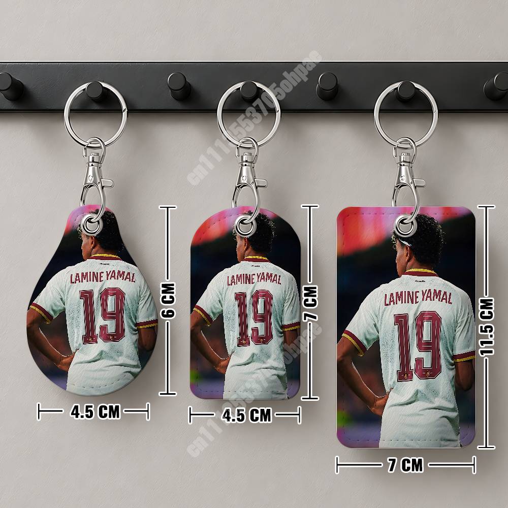 Spain Football L-Lamine 19 Y-Y - đánh giá và giá Luggage Tag Leather