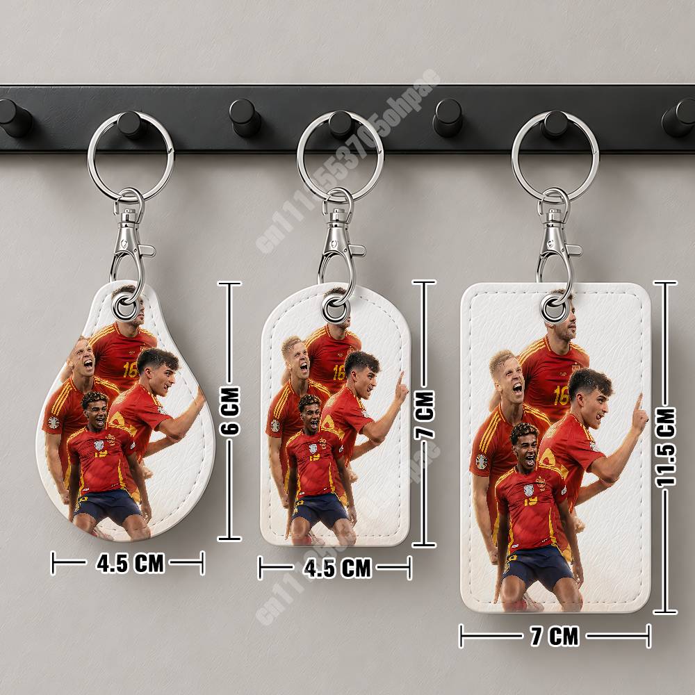 Spain Football L-Lamine 19 Y-Y - đánh giá và giá Luggage Tag Leather