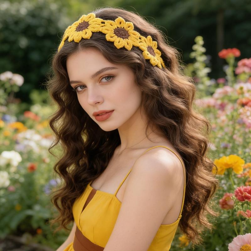 Knitted Flower Headband Colorf - đánh giá và giá Travel Accessories Hawaii