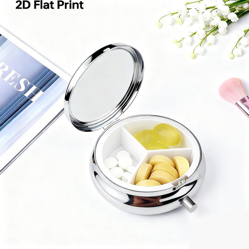(Flat) 1pc portable round meta - đánh giá và giá Travel Accessories As Gifts
