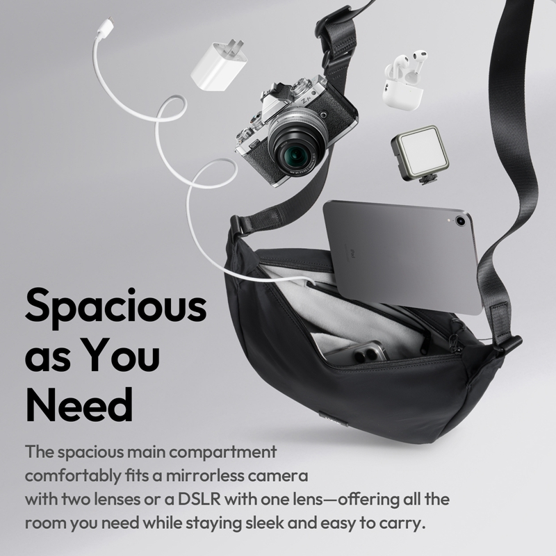 Ulanzi HMN1 Lunar Sling Bag Wh - đánh giá và giá Camera Bag Travel