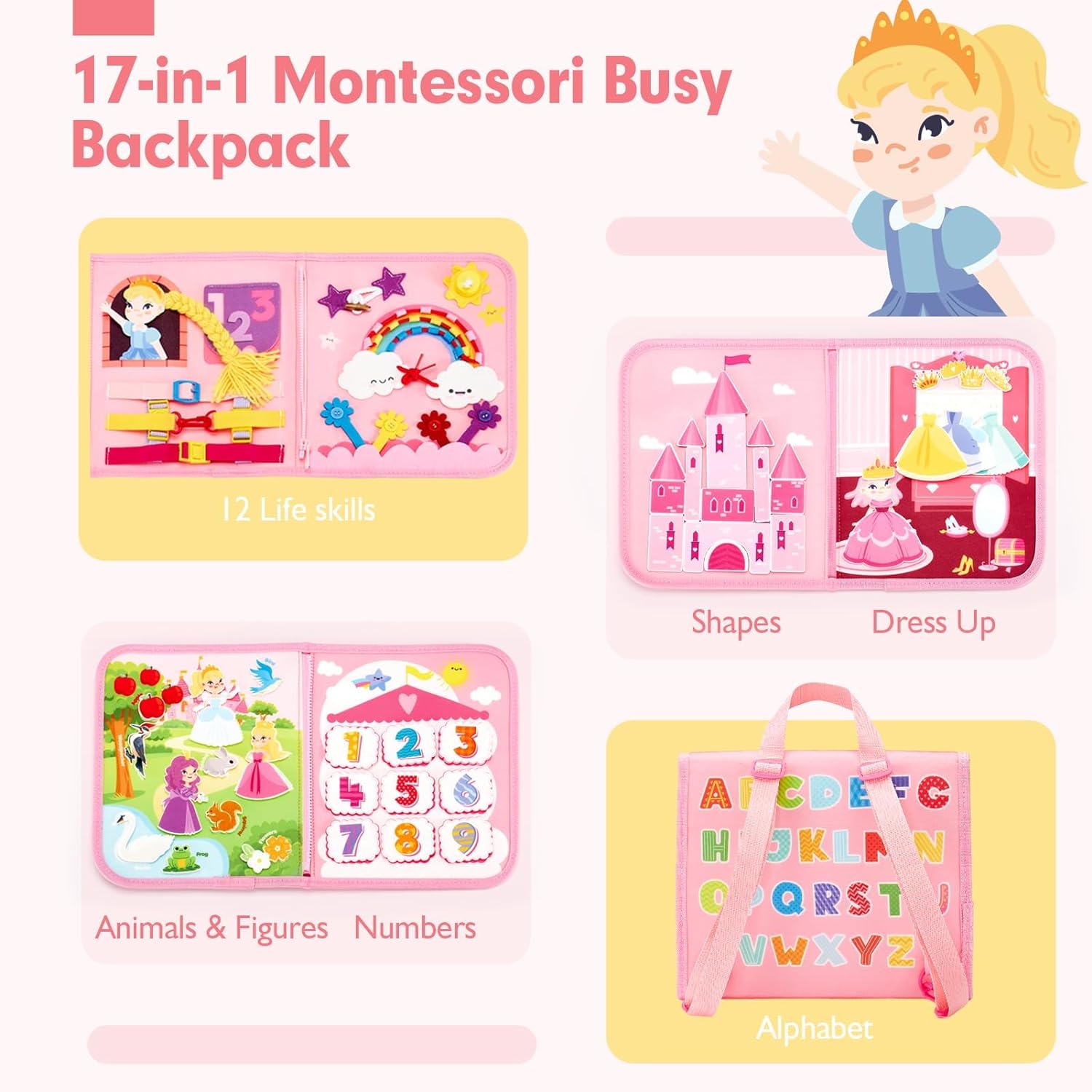 Toddler Busy Board Toys Montes - đánh giá và giá Travel Accessories Baby