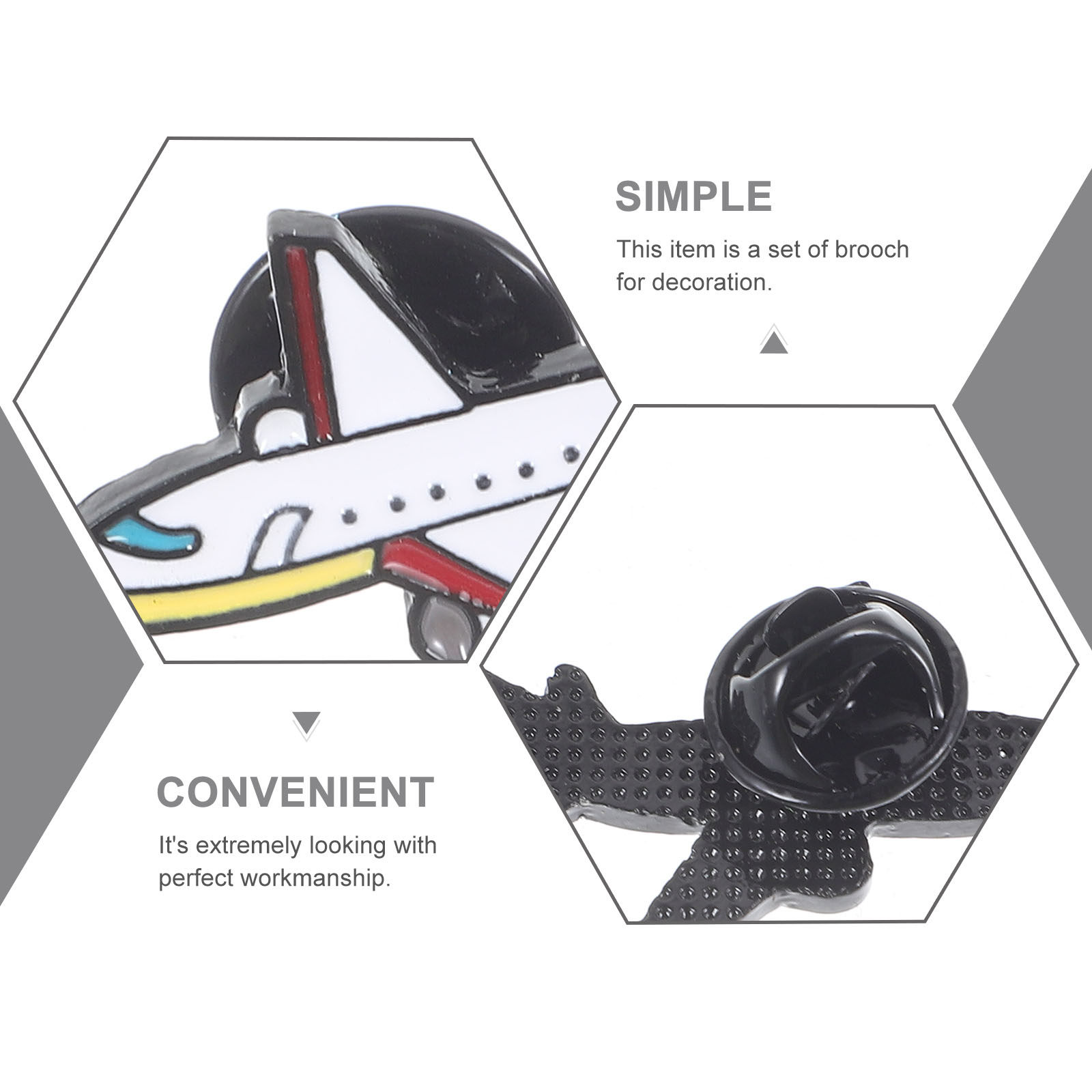 2Pcs Airplane Brooch Set Carto - đánh giá và giá Travel Accessories Ideas