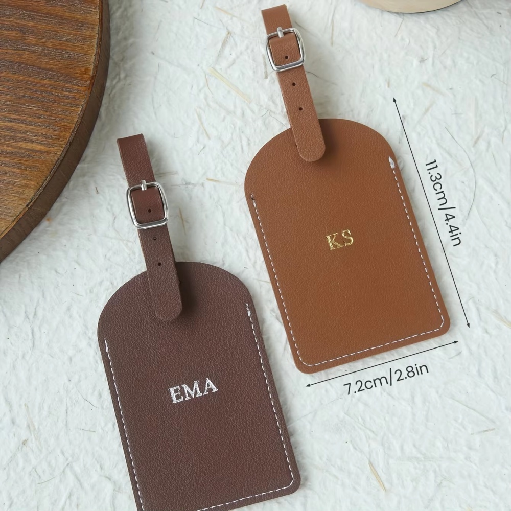 Customized Personalized Name S - đánh giá và giá Luggage Tag Leather