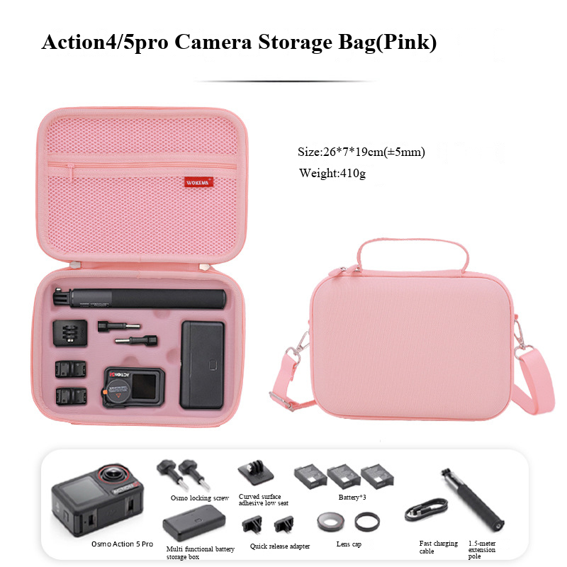 For DJI Osmo Action 3/4/5 pro  - đánh giá và giá Camera Bag Travel
