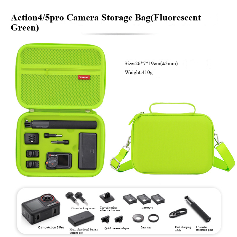 For DJI Osmo Action 3/4/5 pro  - đánh giá và giá Camera Bag Travel