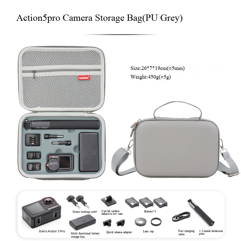 For DJI Osmo Action 3/4/5 pro  - đánh giá và giá Camera Bag Travel