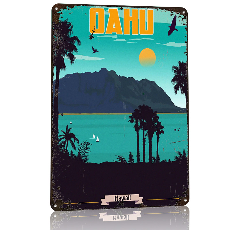 Oahu Hawaii Travel 3D Texture  - đánh giá và giá Travel Accessories Hawaii