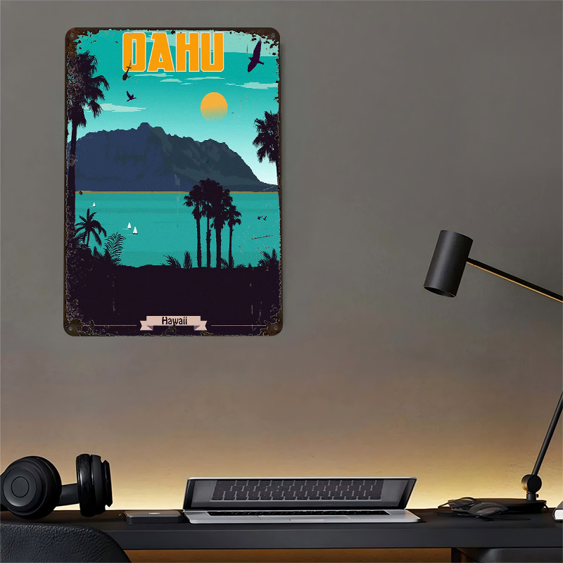 Oahu Hawaii Travel 3D Texture  - đánh giá và giá Travel Accessories Hawaii