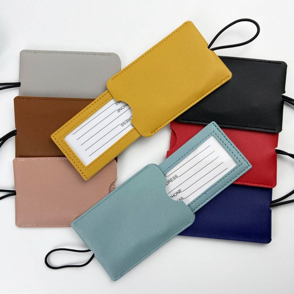 PU Leather Pull out Luggage Ta - đánh giá và giá Luggage Tag Leather