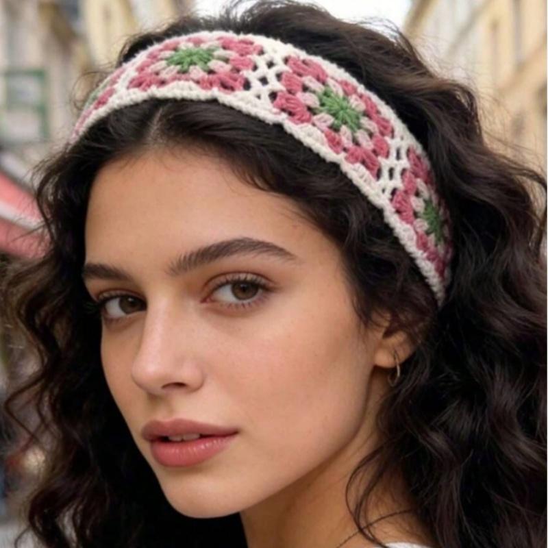 【IIOO】Knitted Flower Headband  - đánh giá và giá Travel Accessories Hawaii